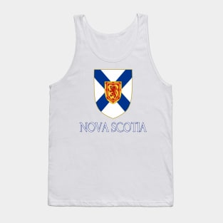 Nova Scotia,  Canada - Coat of Arms Design Tank Top